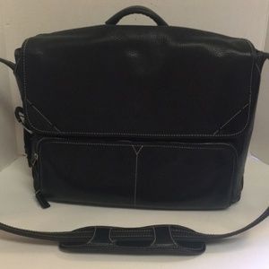 Cole Haan leather Laptop computer travel bag